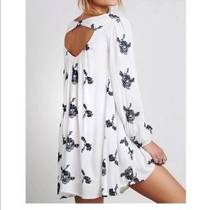 Free People Emma’s Embroidered Swing Dress